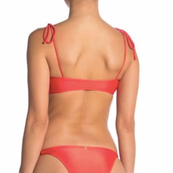Vix Paula hermanny coral knot front bikini top S small - Picture 2 of 7